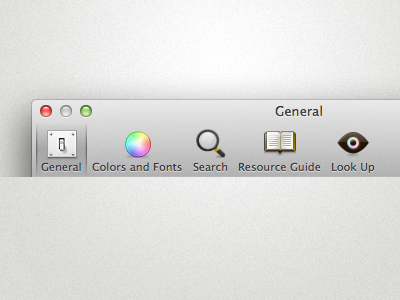 Custom Preferences Icons In Context icon design illustration mac photoshop