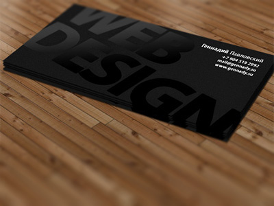 business card black business card design web