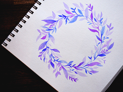Lavender art artist artwork botanical delicate floral illustration illustrator paint painting traditional watercolor