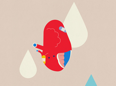 A poor stomach. design illustration vector