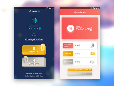 cell nuvo android app app design application application design best design best shot branding design illustration ios 14 logo ui uidesign