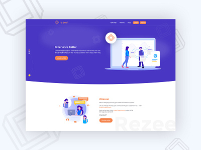 web rez about us branding customer care customer service design illustration landing page design landing page for customer care landingpage logo typography ui ui design ux vector webdesign website website concept website design website design company