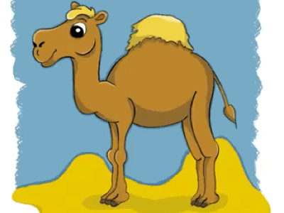 Me drawing a camel