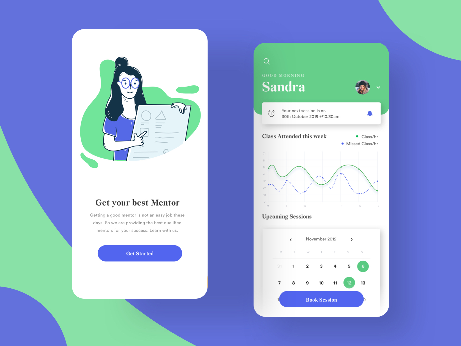 Learning App Ui By Sandra Sunny On Dribbble