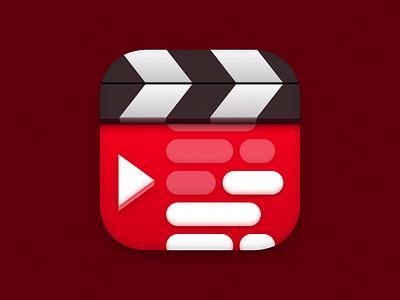 Video Teleprompter app app icon appstore icon ios ipad iphone teleprompter
