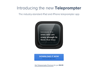 Teleprompter app website