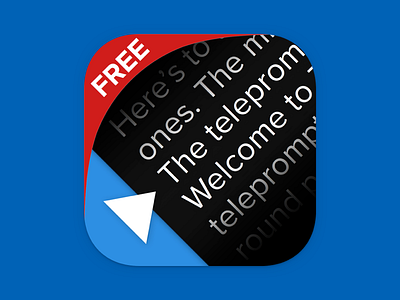 Teleprompter 2.0 iOS Icon