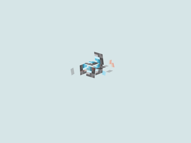 CSS Fireballs & Particles animation css isometric particles pixelart