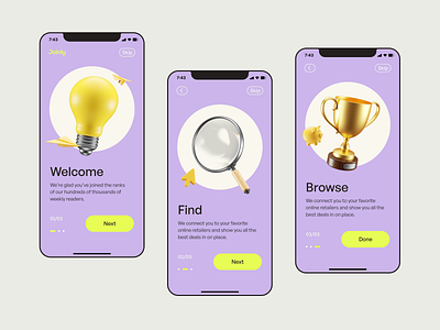 Onboarding Mobile App Concept