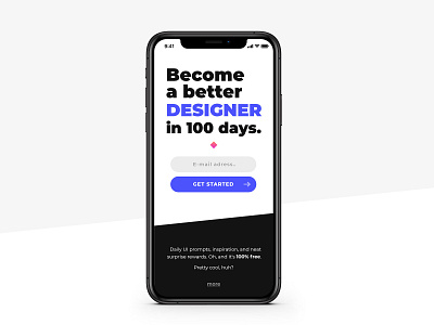 Daily Ui #001 / Sign Up 001 daily 100 challenge daily ui daily ui 001 design excited first form sign sign up typography ui ux webdesign