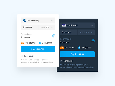 Payment Tooltip