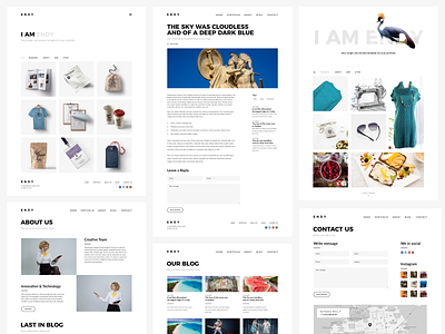 E N D Y – Portfolio theme agency blog clean content design e commerce light minimal minimalistic photo photographer portfolio theme ui ux white