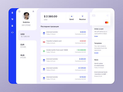 Finance dashboard