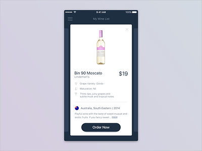 My Wine List app bottle cards ecommerce icons ios iphone list product wine