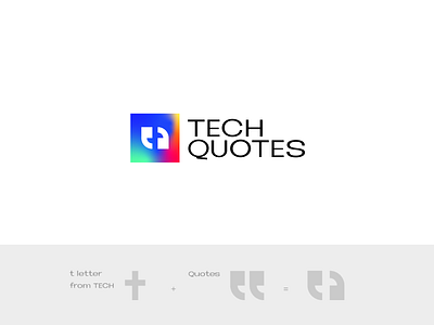 Tech Quotes Logo brand branding hardware quotes review reviews tech tech logo tech quotes technology