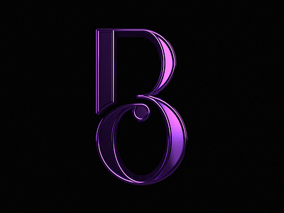 Letter B 36 days of type 36days 36daysoftype adobe dimension b logo branding design illustration letter b letter b logo lettering lettermark logo typogaphy