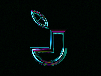 Letter J 36 days of type 36days 36daysoftype 3d adobe dimension design illustration j j logo letter j lettering lettermark logo typogaphy