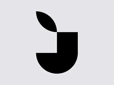 Letter J 36 days of type 36days 36daysoftype design illustration lettering lettermark logo plant logo typogaphy