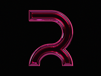 Letter R 36 days of type 36days 36daysoftype 3d 3d letter adobe dimension design illustration letter r lettering lettermark logo r logo typogaphy