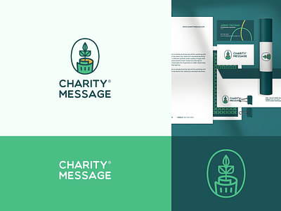 Charity Message branding charity charity message design illustration lettermark logo logo design ngo