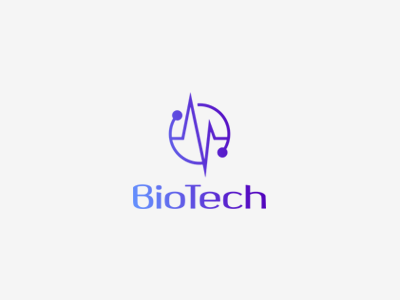 BioTech Logo v1 biomedical biotech logo technology