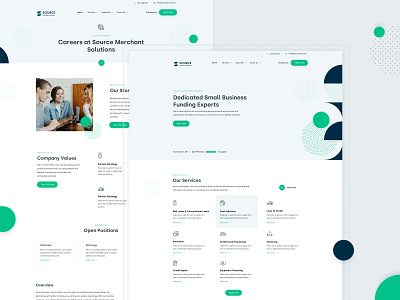 Source Merchant Solutions - Funding Experts Website clean credit design finance finance business funds interface layout loans minimal services ui ux web design