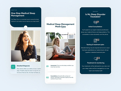 🧑‍⚕️ Vityl Sleep Clinic in Australia clean clinic design doctors features health healthcare interface layout medical minimal mobile mobile design services steps ui ux web design