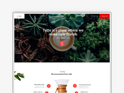 Home page Fika - Cafe & Coffeehouse HTML Template bakery barista bootstrap cafe cafeteria clean coffee coffee house coffeehouse design drinks food fresh interface menu modern restaurant ui ux web design