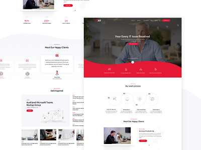 Home page - IT360 approach articles blog clean design events feedback interface minimal numbers process reviews services statistic testimonials ui ux web design