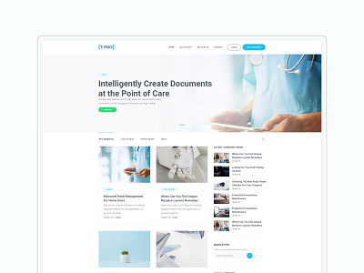 Blog - T Pro article blog blog post clean design interface minimal news tabs tags ui ux web design