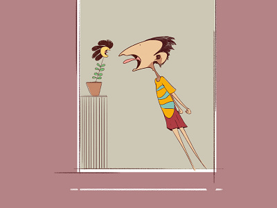 Unusual Conversation characterdesign conversation illustration illustrator