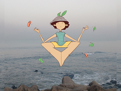 Peace animation graphics illustration illustrator meditate meditation motiongraphics peace peaceful