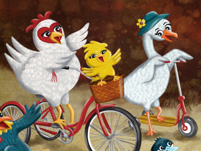 Chicken Licken Illustration childrens illustration illustration