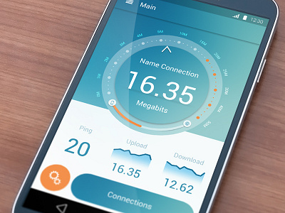 Speed Testing App android app ios mobile prototype sketch ui ux