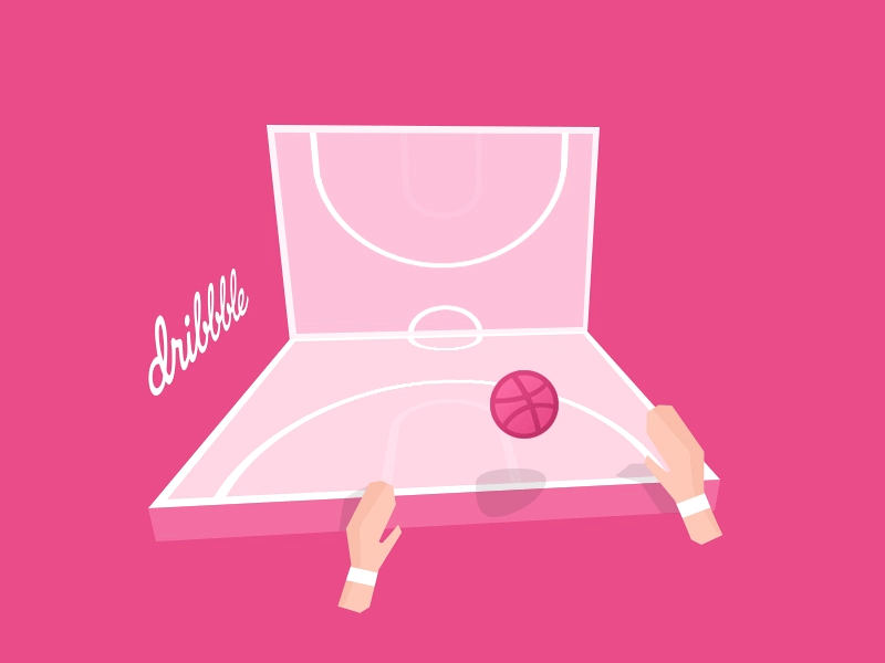 First shot on Dribbble animation basketball motion principle