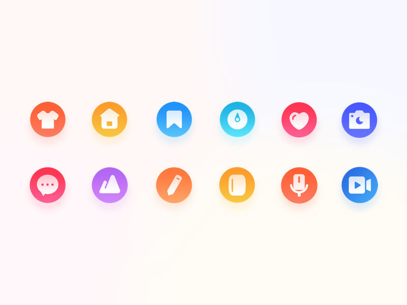 Colorful Icon By Welly On Dribbble