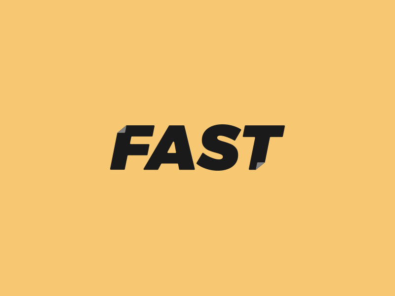 fast wordmark logos