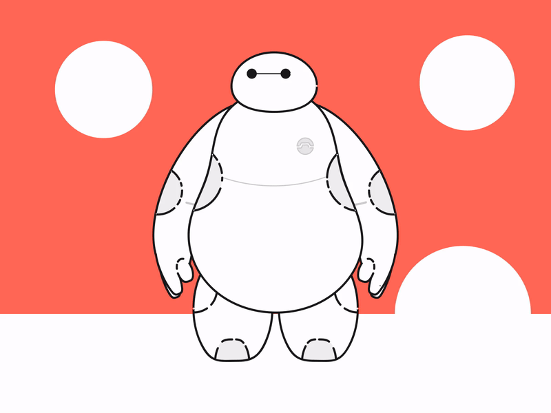 Simple Baymax by Cameron Myers on Dribbble
