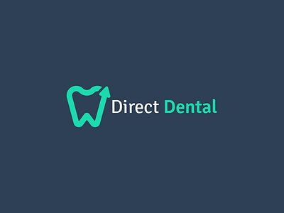 Direct Dental dental dentist direct logo tooth