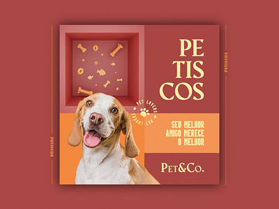 Snacks // Pet&Co. 3d blender design dog pet pet care petisco petshop snack socialmedia