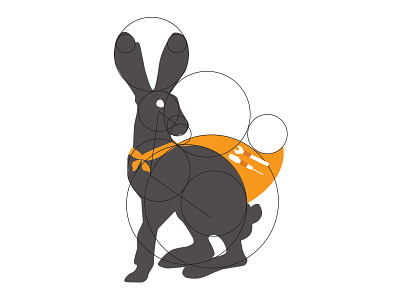 The Super Rabbit bit brand computer cover fix hare hero logo maintenance rabbit repair support