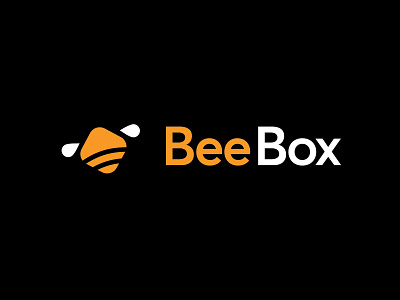 BeeBox 4k bee black box brand killerbee live logo orange rounded font streamming tv typography ui wings