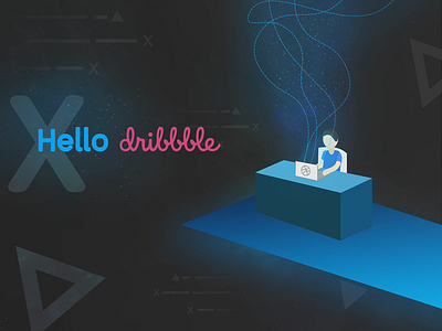 My first shot as player data debut debut shot first shot hello hello dribbble invite new player space thankyou