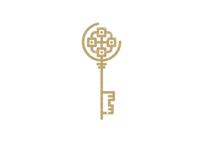 The Key design designer illustrator logo mark skeletonkey spotillustration