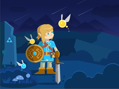 Illustration About Zelda#2-Night