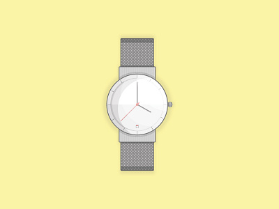 Watch clean hand illustration illustrator simple time watch