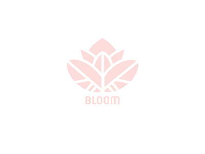 Bloom Logo Mark bloom flower icon illustration logo mark