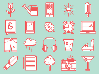 Spring Time Icon Pack camera download free headphones icon illustration spring summer