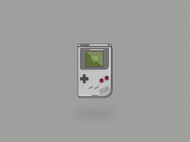 GameBoy Animation animation childhood gameboy gif heart illustration love nintendo video game wallpaper