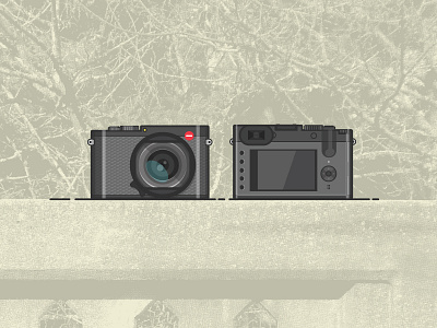 Leica Q analog camera digital film icon illustration leica leica q manual simple